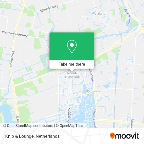 Knip & Lounge map