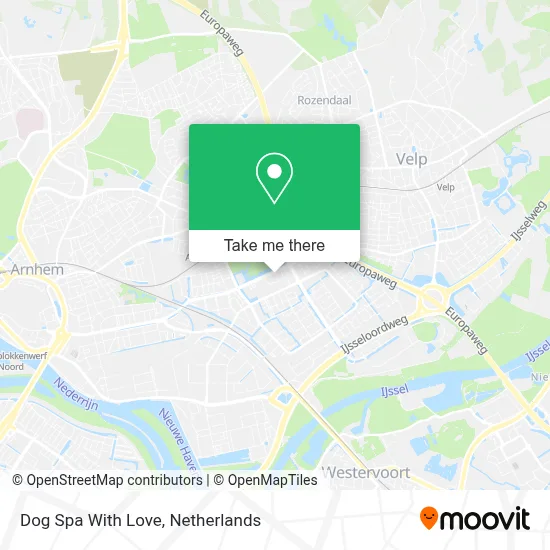 Dog Spa With Love map