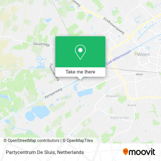 Partycentrum De Sluis map