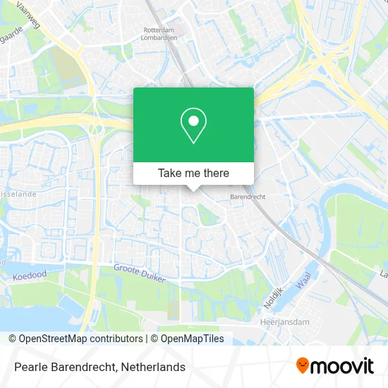 Pearle Barendrecht map