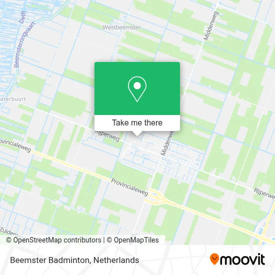 Beemster Badminton map