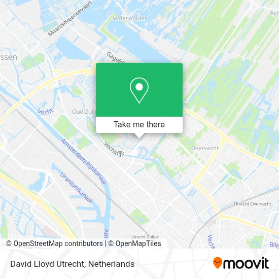 David Lloyd Utrecht Karte