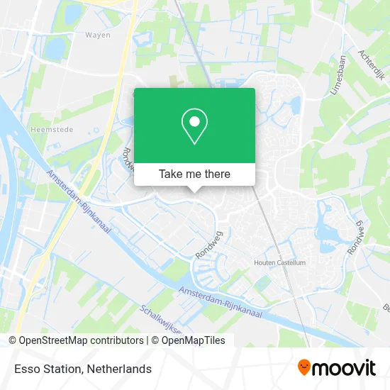 Esso Station map