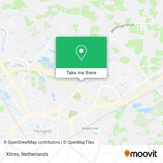 Xitres map