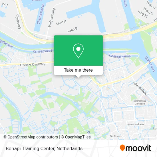 Bonapi Training Center map