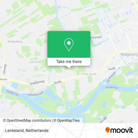 Lenteland map