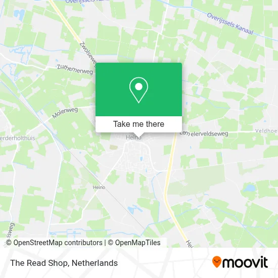 The Read Shop map