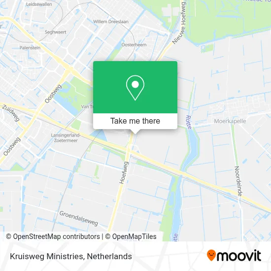 Kruisweg Ministries map