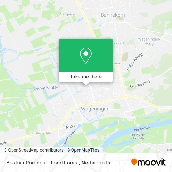 Bostuin Pomonal - Food Forest map