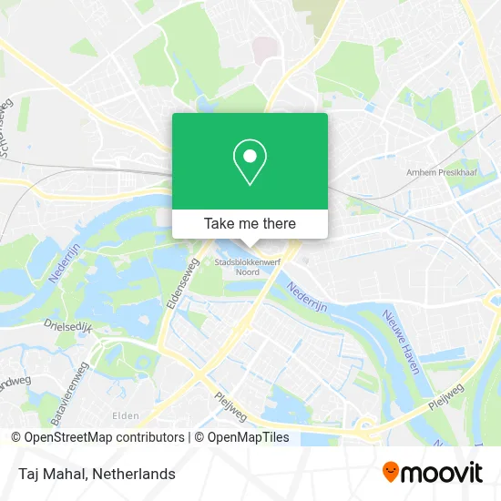 Taj Mahal map