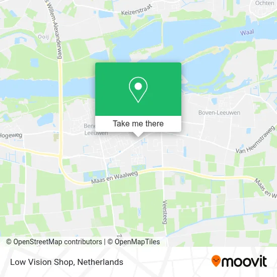 Low Vision Shop map