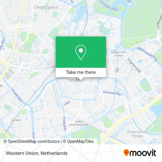 Western Union map