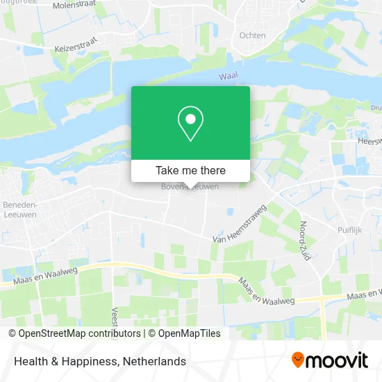Health & Happiness map