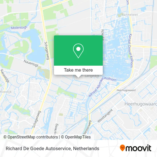Richard De Goede Autoservice map