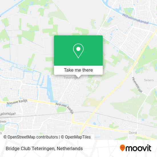 Bridge Club Teteringen map