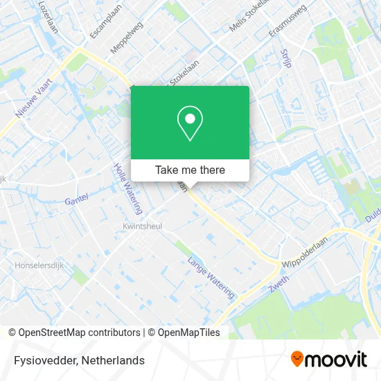 Fysiovedder map
