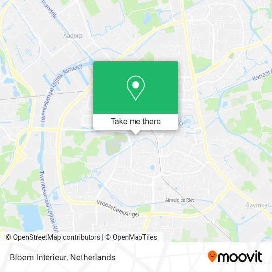 Bloem Interieur map