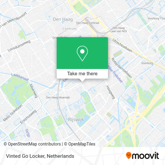 Vinted Go Locker map