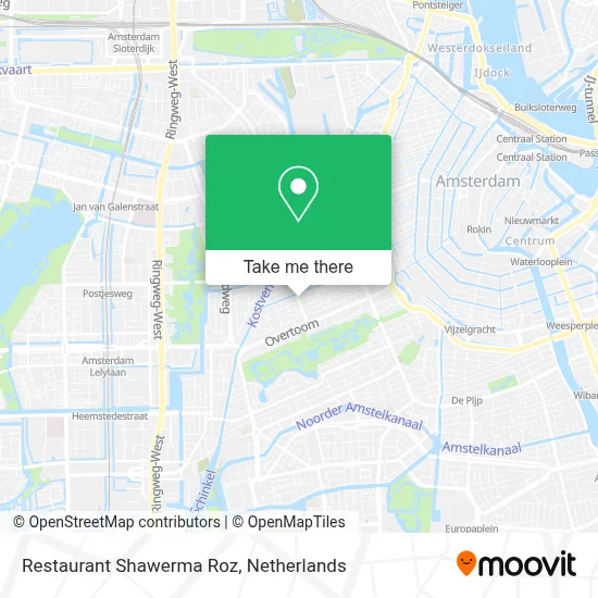 Restaurant Shawerma Roz map
