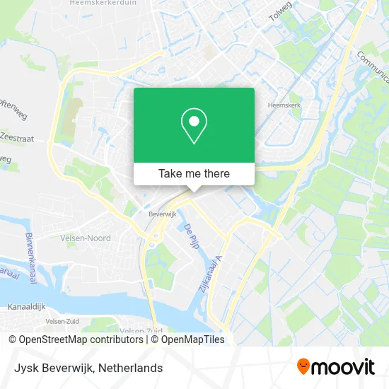 Jysk Beverwijk map