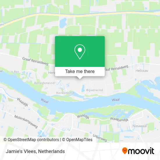 Jamie's Vlees map