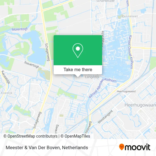 Meester & Van Der Boven map