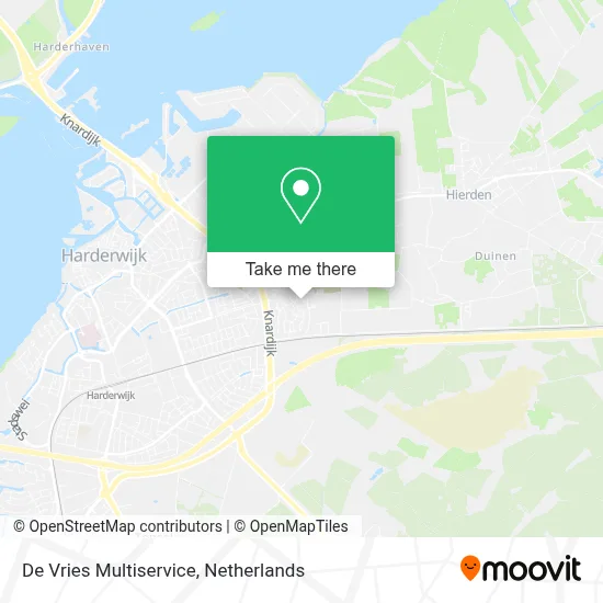 De Vries Multiservice Karte
