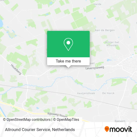 Allround Courier Service map