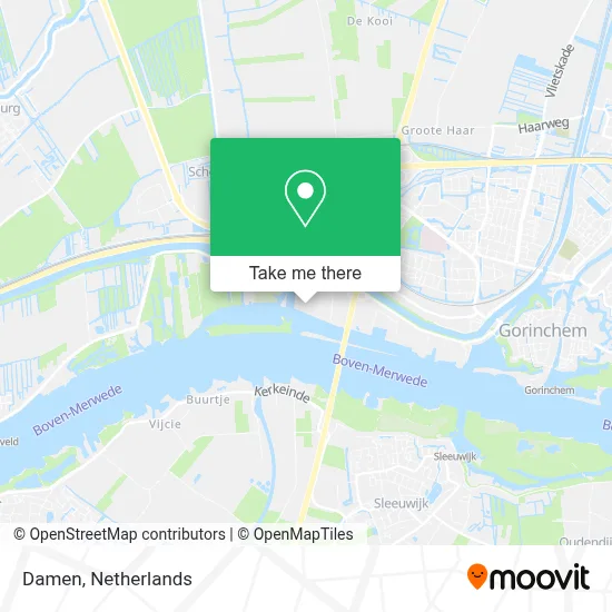 Damen map
