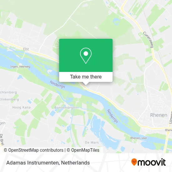 Adamas Instrumenten map