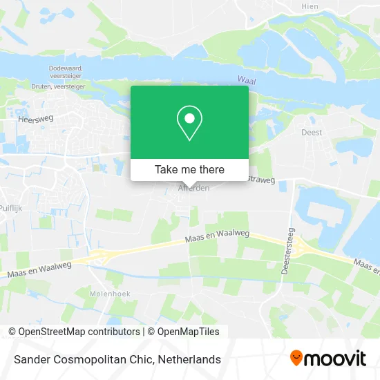 Sander Cosmopolitan Chic map
