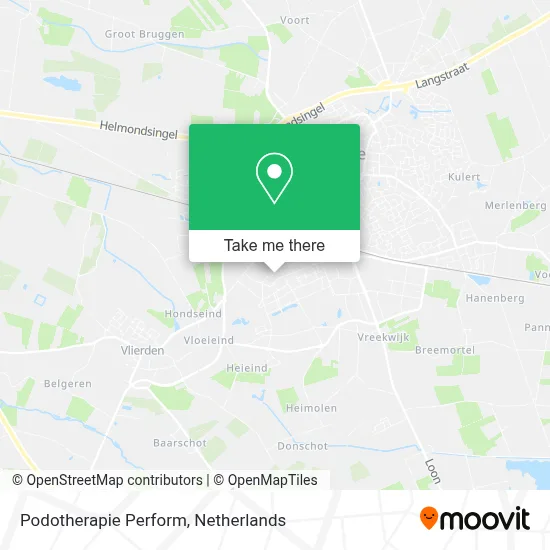 Podotherapie Perform map