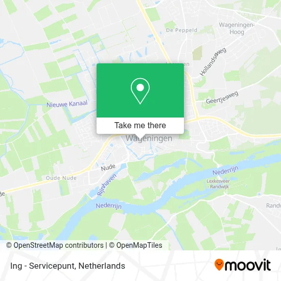 Ing - Servicepunt map