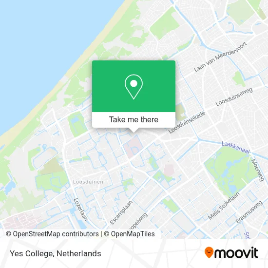 Yes College map