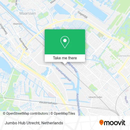 Jumbo Hub Utrecht map