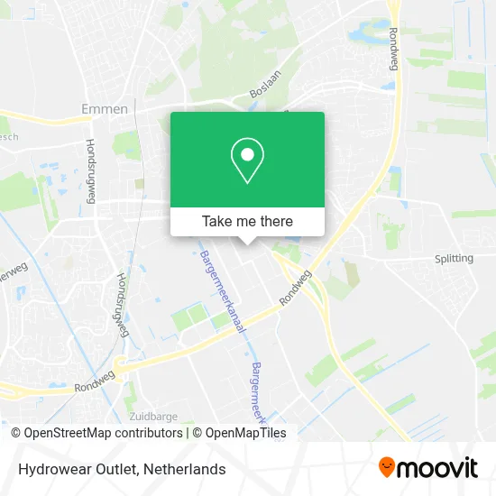Hydrowear Outlet map
