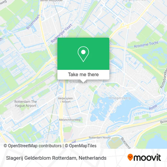 Slagerij Gelderblom Rotterdam map