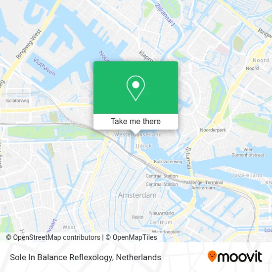 Sole In Balance Reflexology map
