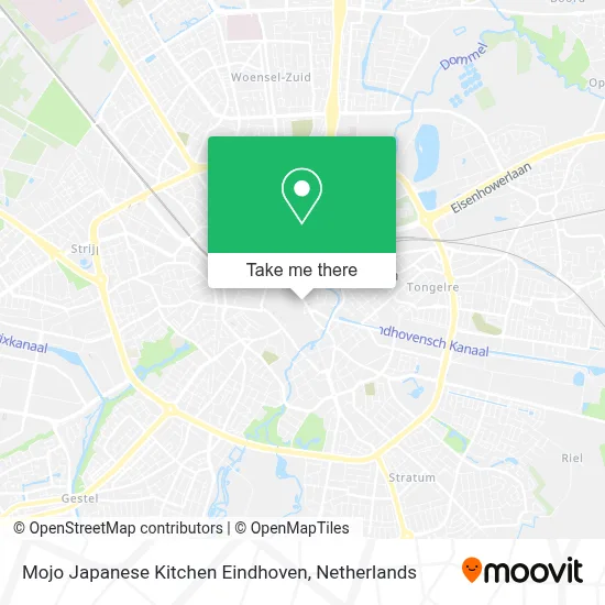 Mojo Japanese Kitchen Eindhoven map