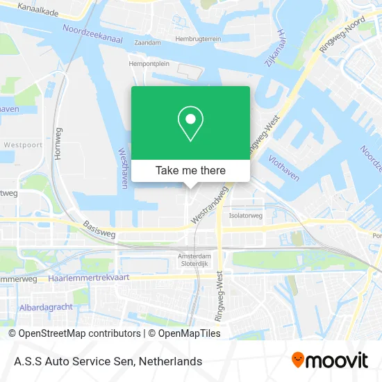 A.S.S Auto Service Sen map