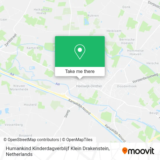 Humankind Kinderdagverblijf Klein Drakenstein map