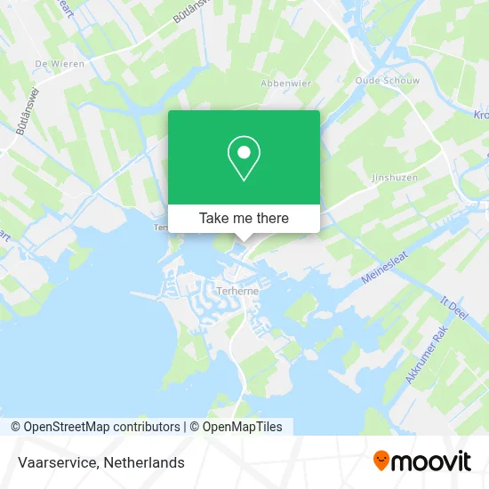 Vaarservice map