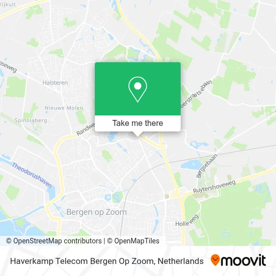 Haverkamp Telecom Bergen Op Zoom map