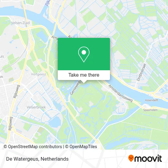 De Watergeus map