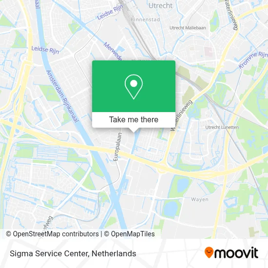 Sigma Service Center map
