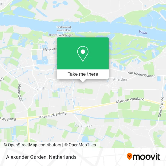 Alexander Garden map