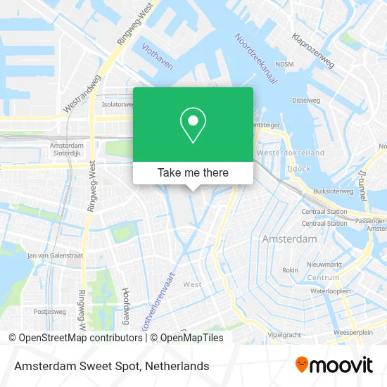 Amsterdam Sweet Spot map
