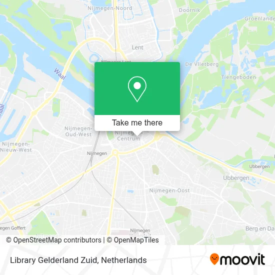 Library Gelderland Zuid map