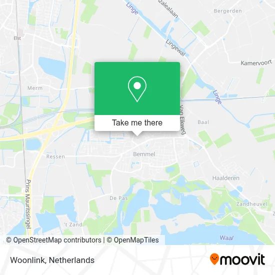 Woonlink map