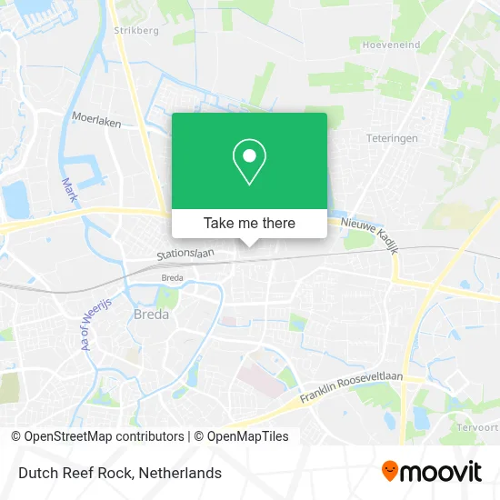 Dutch Reef Rock map